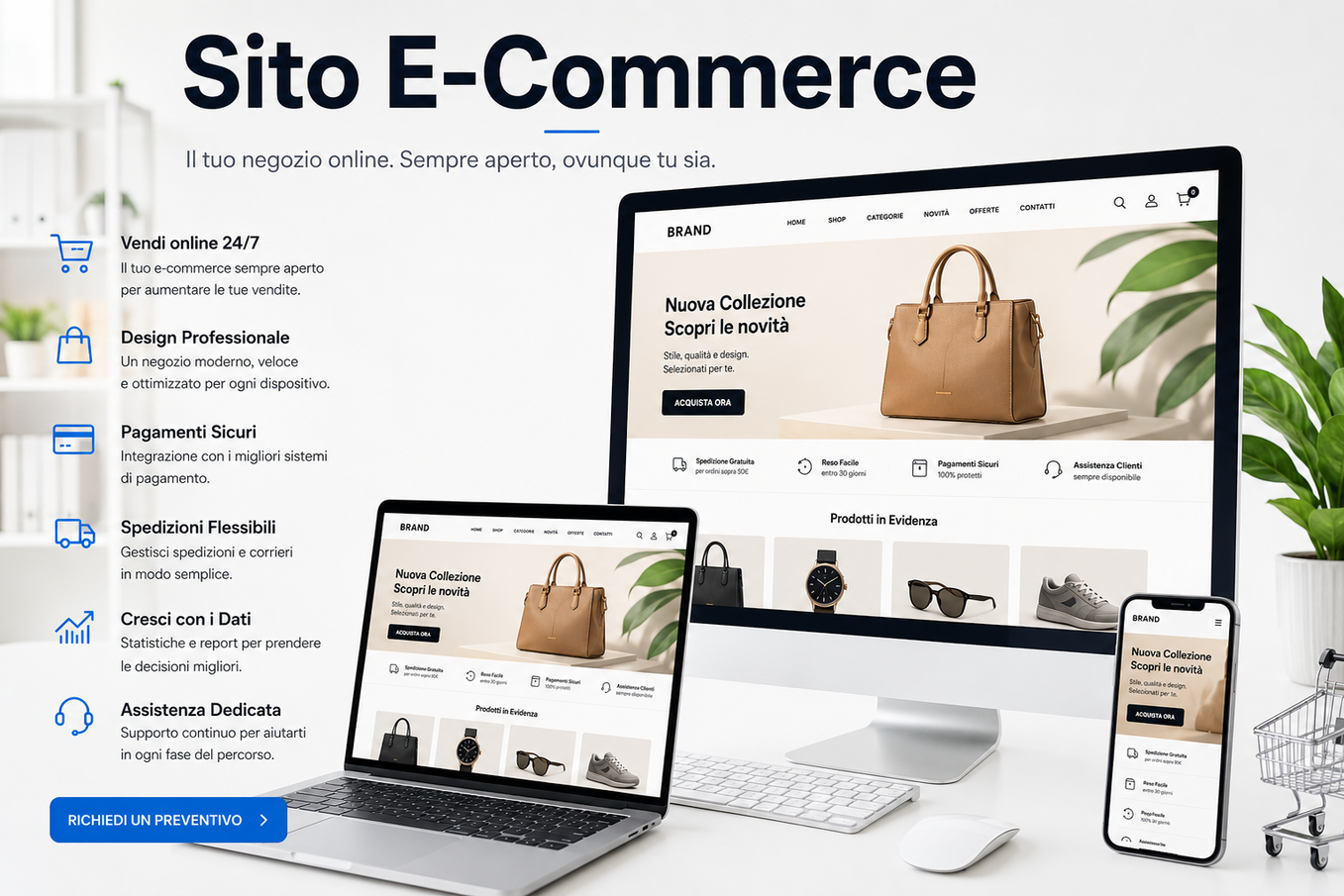 Pacchetto E‑Commerce Business